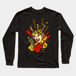 Metal Girl Solid Long Sleeve T-Shirt